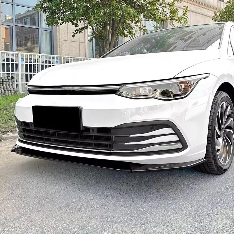 Verstellbarer 5-teiliger segmentierter Frontspoilerlippe für Skoda Fabia NJ PJ 2014-2026 Frontstoßstangen-Splitter Auto-Außen Sport Karosserie-Kit