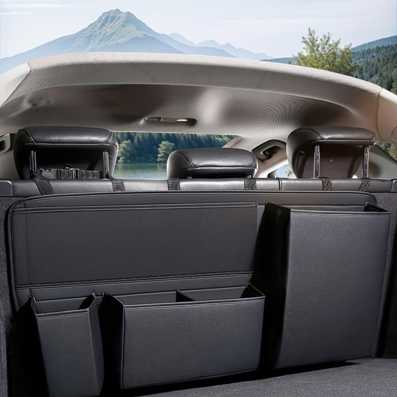 Car Trunk Organizer Back Hanging Storage Bag, Multi-Pocket Auto Rear Organizer for SUV Truck Van, Car Interior Additions