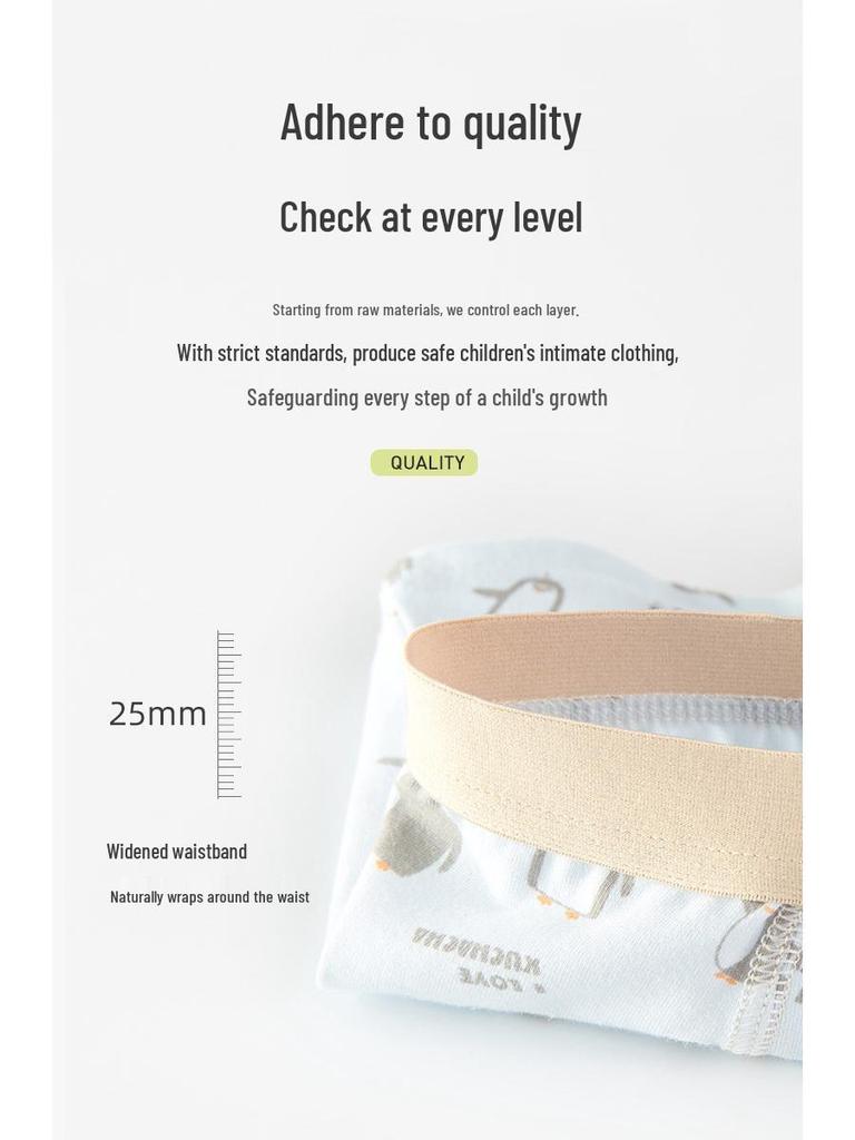 Kids' Cotton Boys' Boxer Briefs - Sizes for Small Kids To Teenagers