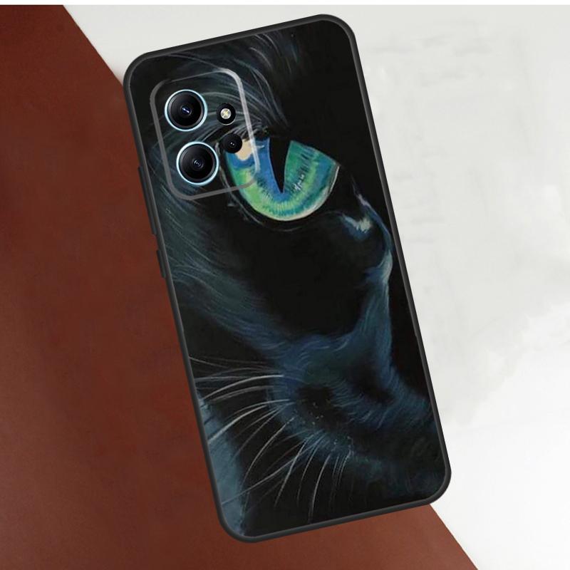 Cat Staring Eye Case For Xiaomi Redmi Note 11 9 10 12 13 14 15 Pro Plus Cover For Redmi 15 C 10C 13C 12C 14C
