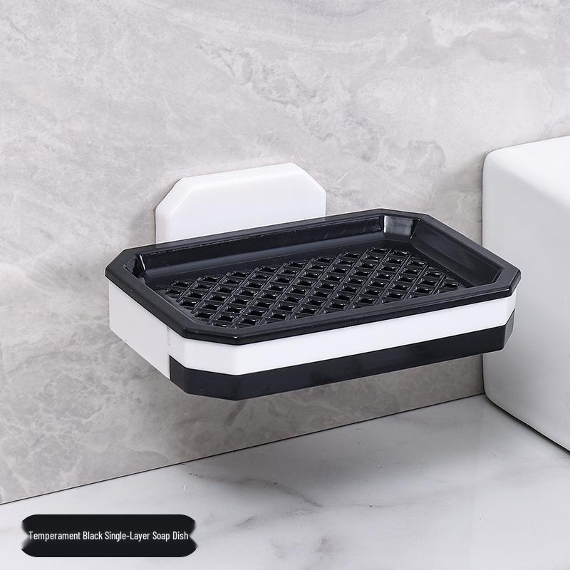 Luxury Double-Layer Soap Dish with Drainage