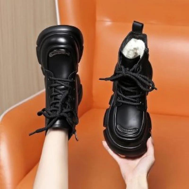Fashion New Exquisite Women's Snow Boots Winter Warm and Thick Bottom Increased Anti slip Wear resistant Cotton Boots with Velvet