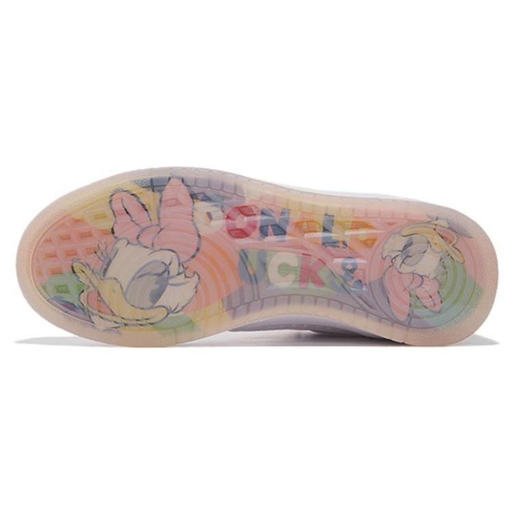 Li Ning Classic Skateboarding X Disney 'White Pink Daisy' Women's AGCS146-3