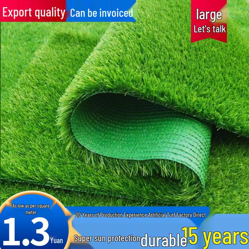 Artificial Grass Mat for Lawn, Sports Field & Kindergarten Decor
