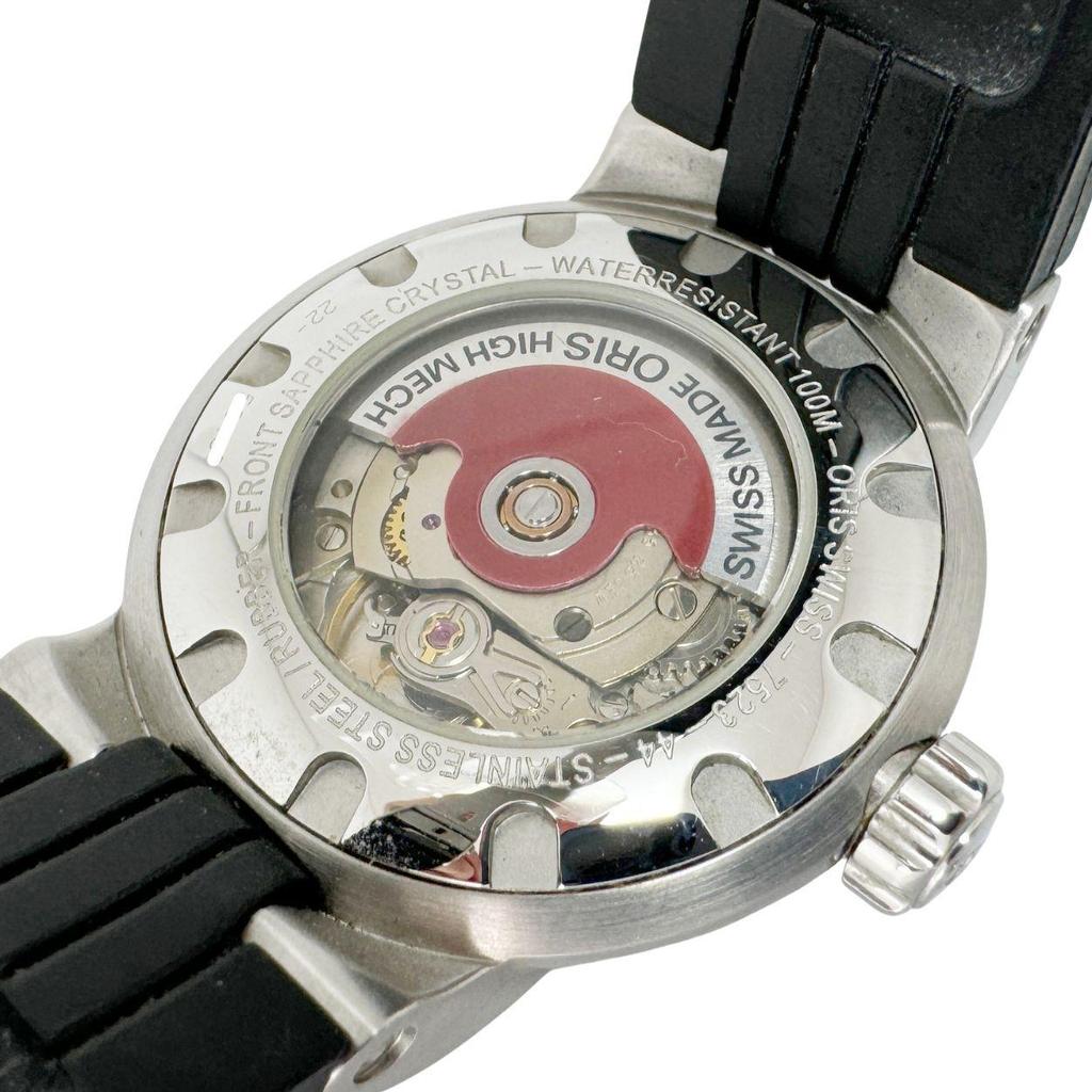 Used [ORIS TT1 Day Date] 7523-44 Used men's watch automatic winding black dial  A rank 