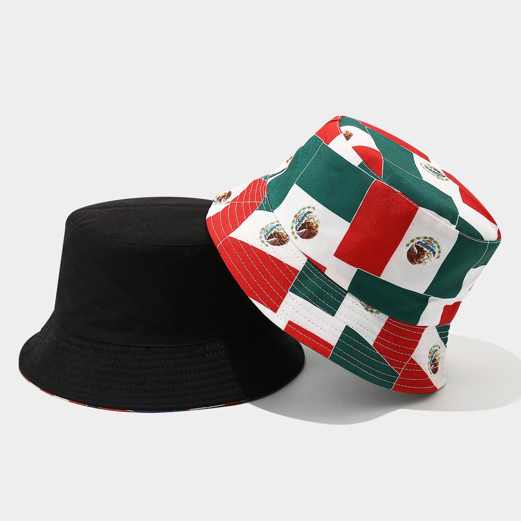Cappello da Sole A Doppia Faccia Con Visiera Corta Per Protezione Solare All'Aperto - Coppa del Mondo di Calcio