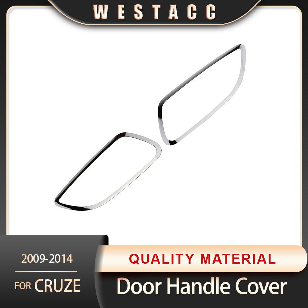 4 Stücke Edelstahl Auto Innentürgriffabdeckung Dekoration Aufkleber Rahmenverkleidung für Chevrolet Cruze 2009 - 2015