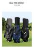 PGM Telescopic Hard Shell Golf Bag with Four-Wheel Push and Inverted Club Storage for Men and Women, Airline Check-in Ready.