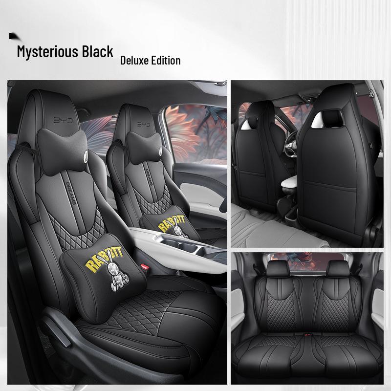 BYD Seagull Custom Leather Car Seat Cover - All-Season Full Protection
