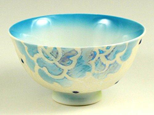 Arita Ware, Teisen Kiln, Lustre Rose Pattern, Pair of Tea Bowls (husband and Wife's Tea Bowls)