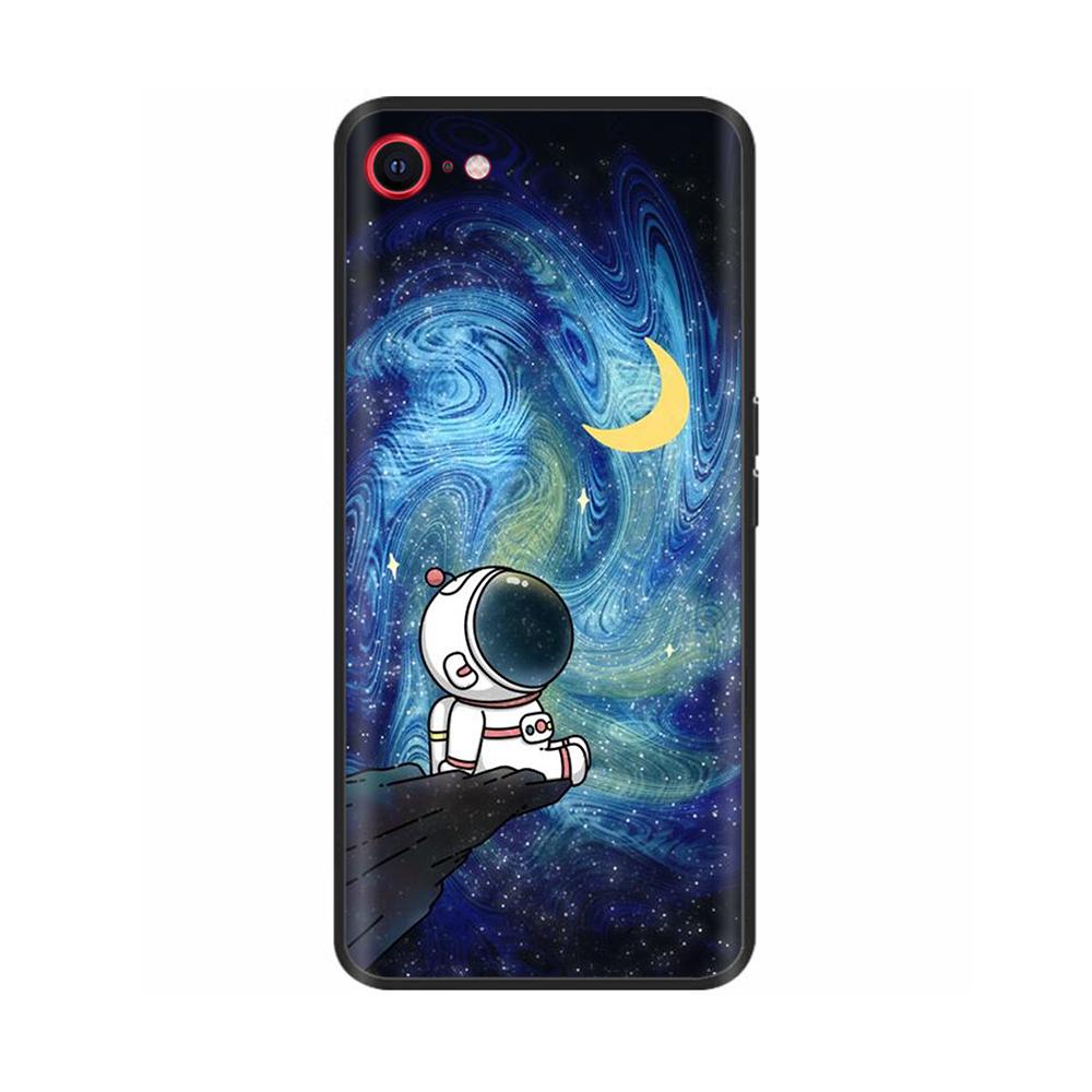 For iPhone SE 2020 Phone Case Funny Camera Protection Soft Liquid Silicone Back Cover for iPhone SE 2016 5 5S Cover for iPhoneSE