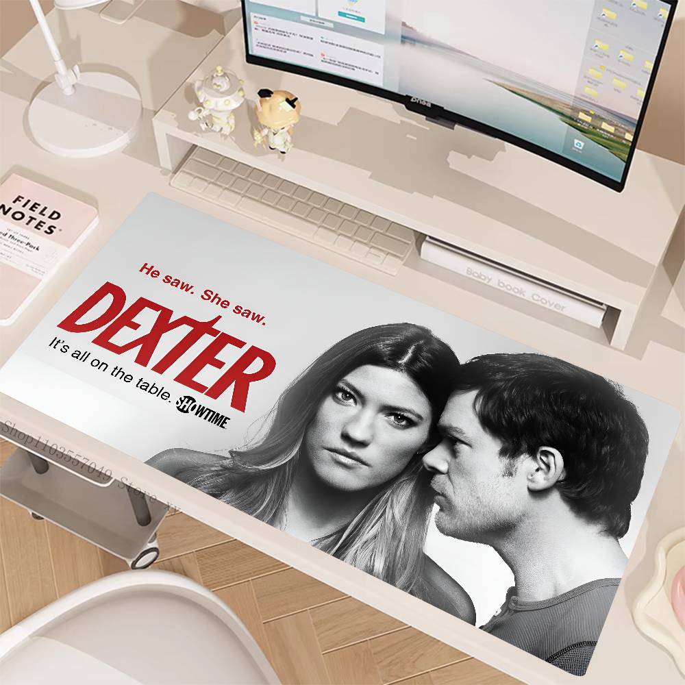 Dexter TV Series Mousepad Large Keyboard Desk Mat Gaming Mouse Pad LockEdge Non-slip Mat