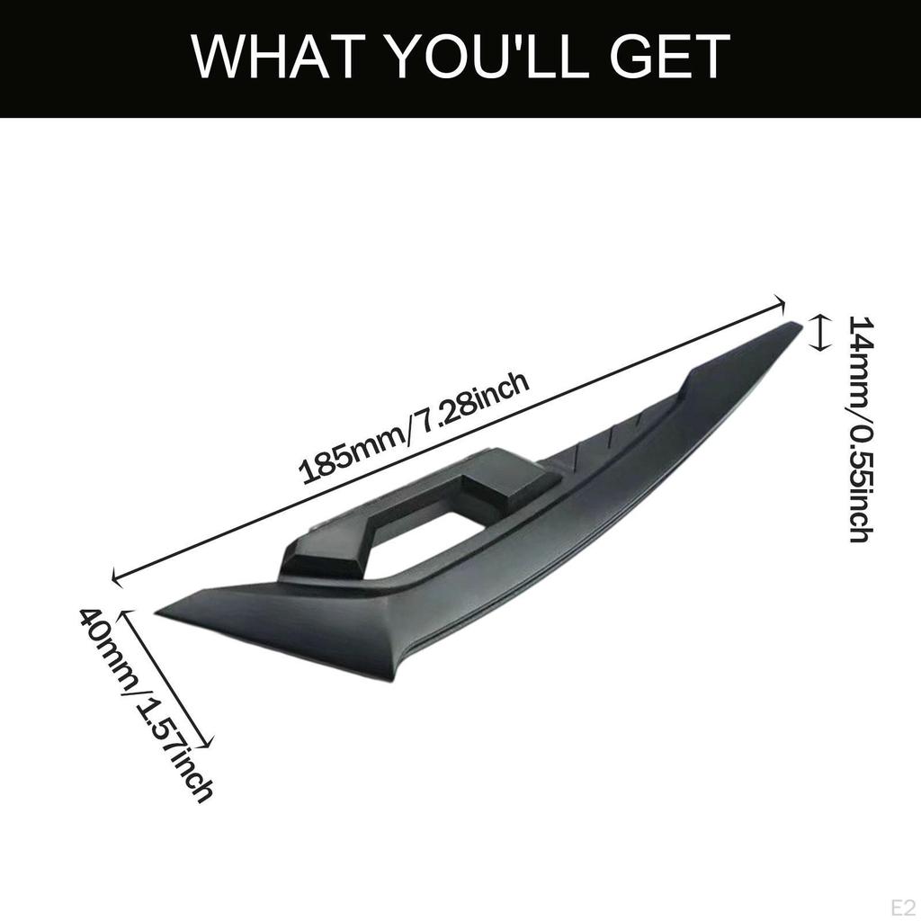 2 Pieces Motorcycle Side Modification Accessory Aerodynamic Spoiler Wing
