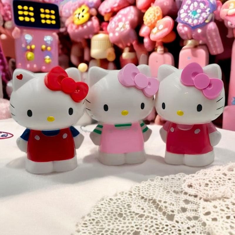 Sanrio Hello Kitty My Melody Pen Holder Cartoon Stationery Makeup Brush Organizer Desktop Decoration Christmas Ornament Gifts