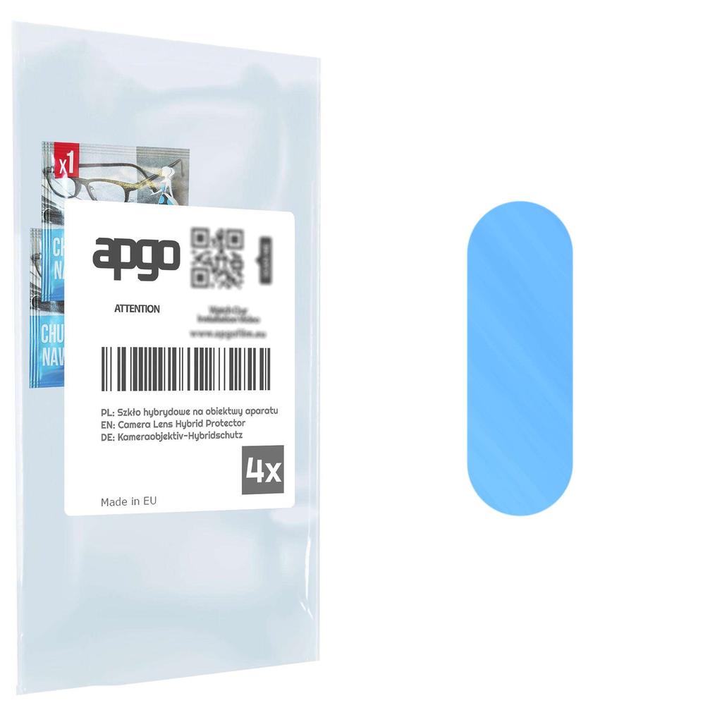 apgo 4x ochrana objektivu Ochranné hybridní sklo fotoaparátu pro TCL L10 Lite, ochrana fotoaparátu, 9H ochrana objektivu fotoaparátu