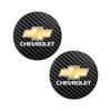 2Pcs Car Waterproof Coaster Non Slip Water Cup Pad Mat For Chevrolet Corvette Montana Bolt Cruze Trax SS Spark Onix Spin Keyring LC2