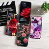 MH131 Roses Flower Phone Shell Case for iPhone 7 8 11 12 13 14 15 16 17 16E XS Pro Max XR X SE Air