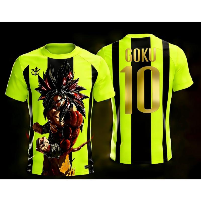 Fashion 2026 Dragon Ball Official 3D Print Goku 10# Football Jersey