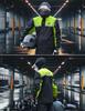 KEMIMOTO Motorcycle Raincoat Set Waterproof Water Pressure with Hidden Back Removable Transparent and Reflective Waterproof and breathable for Model