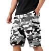 Pantaloncini Cargo Mimetici da Uomo con Vita Coulisse e Tasche Multiple Leggeri Resistenti Pantaloni da Lavoro per Esterno