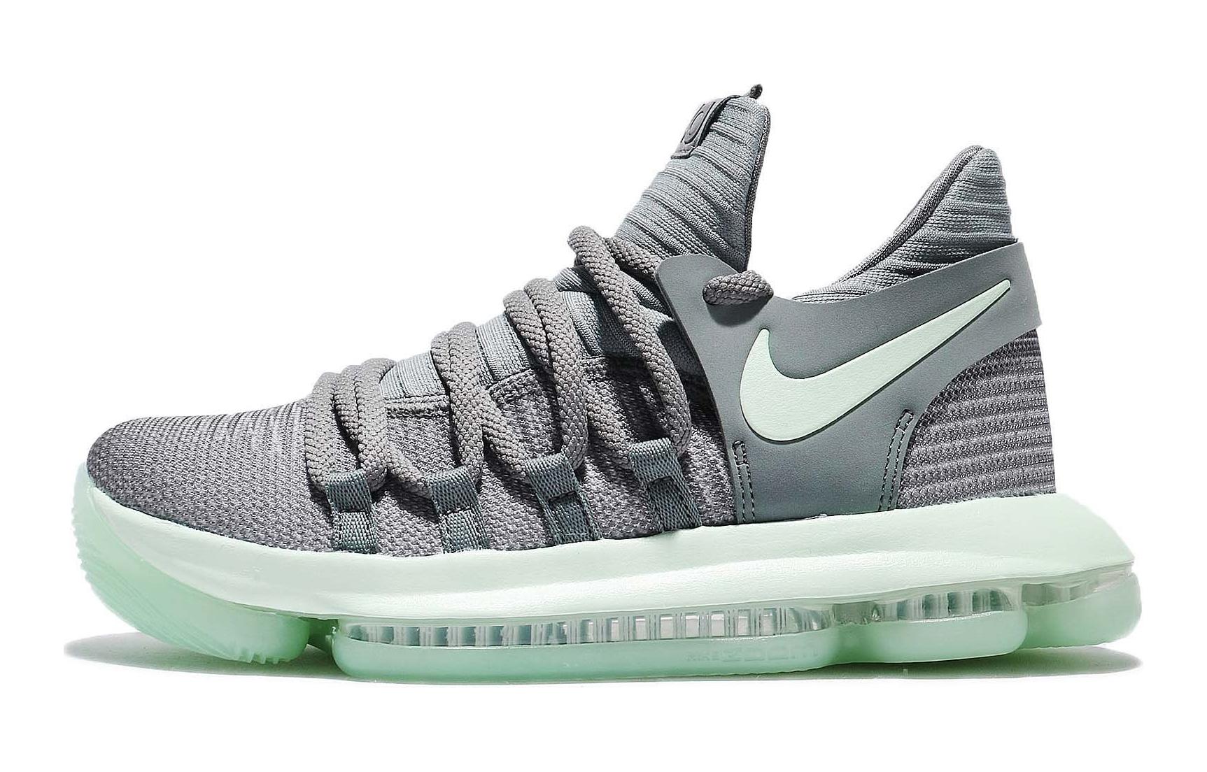 Nike KD 10 Cool Grey Igloo GS 918365-002 40