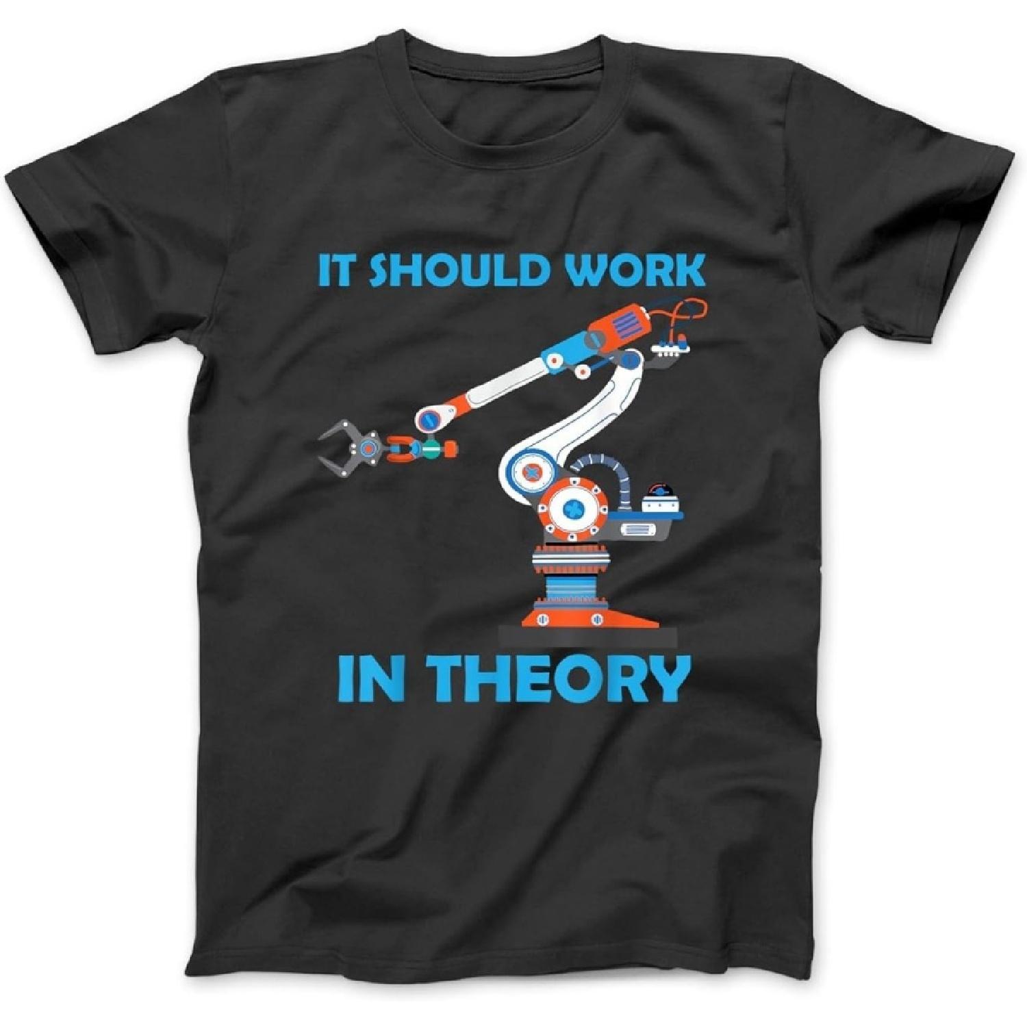 Cool Robotics Art Men Women Robotics Engineer Robot Lovers T-Shirt SPT Men s, Women s Unisex Longsleeve Tanktop Hoodie Black XXXXXL разноцветный