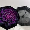 Purple Passion Bloom: Umbrella with Auto Open/Close, Outdoor Protection, Lightweight and Durable Travel Accessory 123