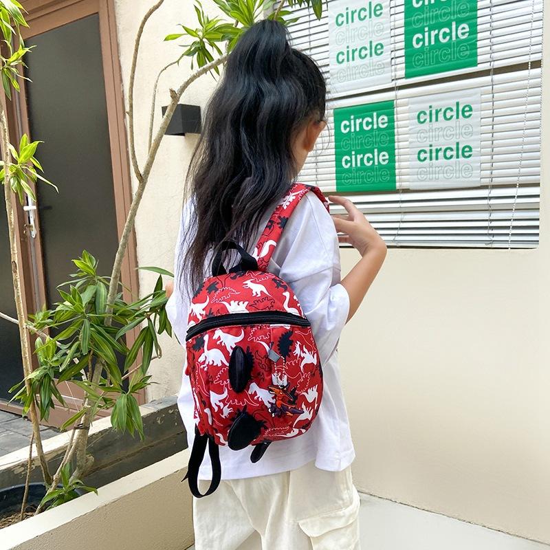 New Cute Dinosaur Baby Boy and Girl Schoolbag, Cartoon Kindergarten Schoolbag, Early Education Class Children's Schoolbag