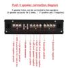 6800W 4 Channel Auto Audio Power Amplifier for car Stereo Amp Car Audio Amplifier 34x22x5cm