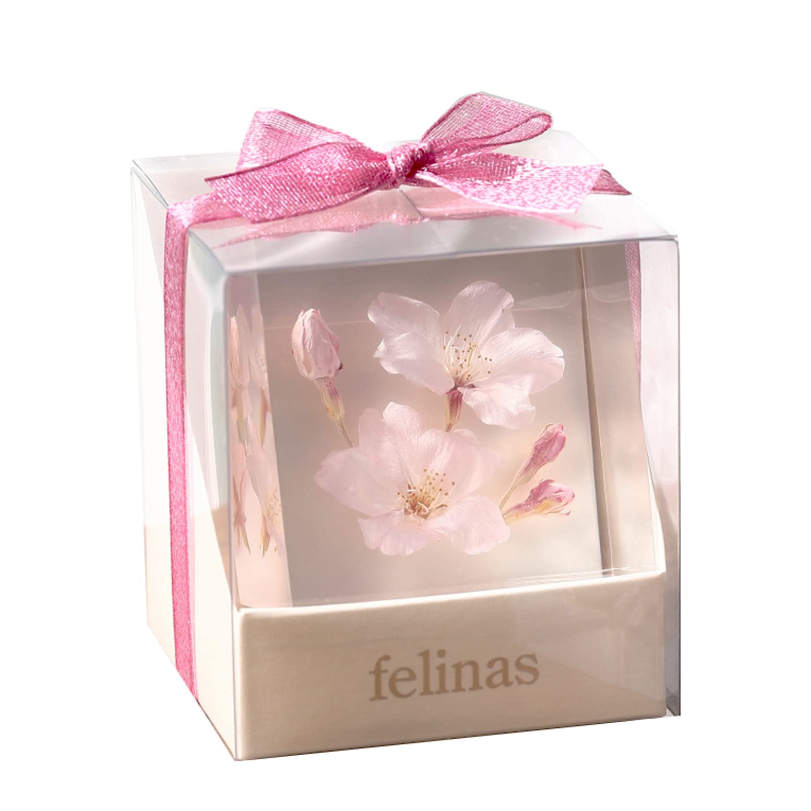 

[Felinus] Cherry Blossom Herbarium Sakura Saku Celebration Gift Crystal Flower (Somei Yoshino)