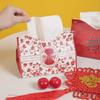 Waterproof Double Happiness Tissue Box - Festive Wedding & Hotel Decoration