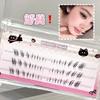 LuxeFlutter - Natural Fox Eye Cluster Low False Eyelashes