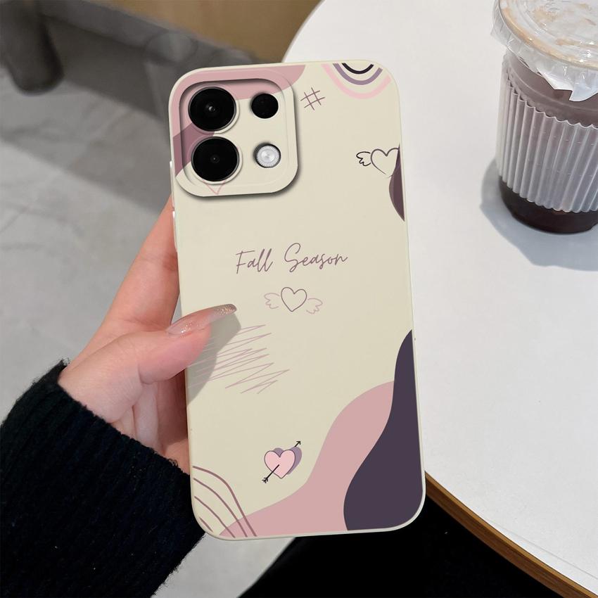 

Для Oppo K12 A5 A5X Realme 5 6 7 8 9 10 Pro Plus чехол для телефона Pretty Love Heart Pattern Мягкий силиконовый улучшенный защитный чехол от падения для Oppo Shell Realme C15