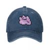 Cappellini da Baseball Snapback in Tessuto di Cotone Denim Cappelli da Esterno Regolabili Berretto Hip Hop Baseball Cappello da Cowboy per Uomo Donna