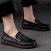 Women's Vintage Flat Leather Driving Moccasins