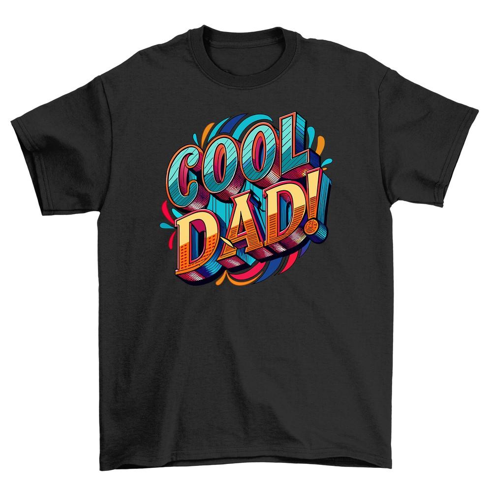 Cool Dad Vibes - Funny ''Cool Dad'' T-shirt for Fathers - 100% Cotton, Unisex Prin