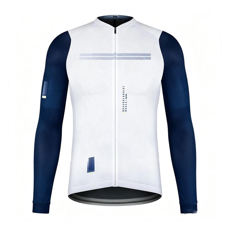 Spring and Autumn Team Long Sleeve Cycling Jersey Set Bib Pants Ropa Ciclismo Bicycle Clothing MTB Bike Uniform Men Clothes