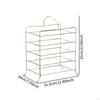 Dish Storage Rack Food Preparation Tray Industrial Kitchen Counter Gold