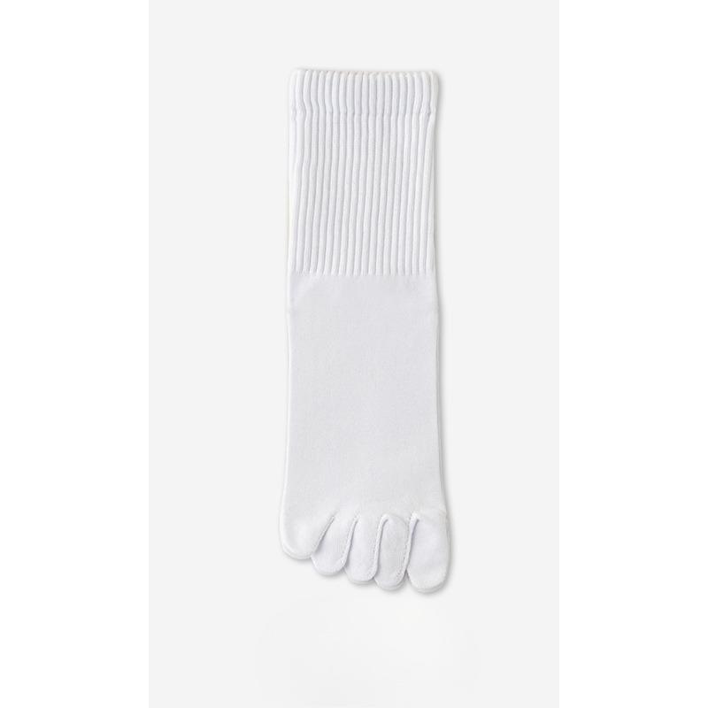 Men's Spring Five-finger Socks, Anti-pilling Boneless Sewn Mid-calf Socks, High-top Toe Split Socks, Cotton Socks