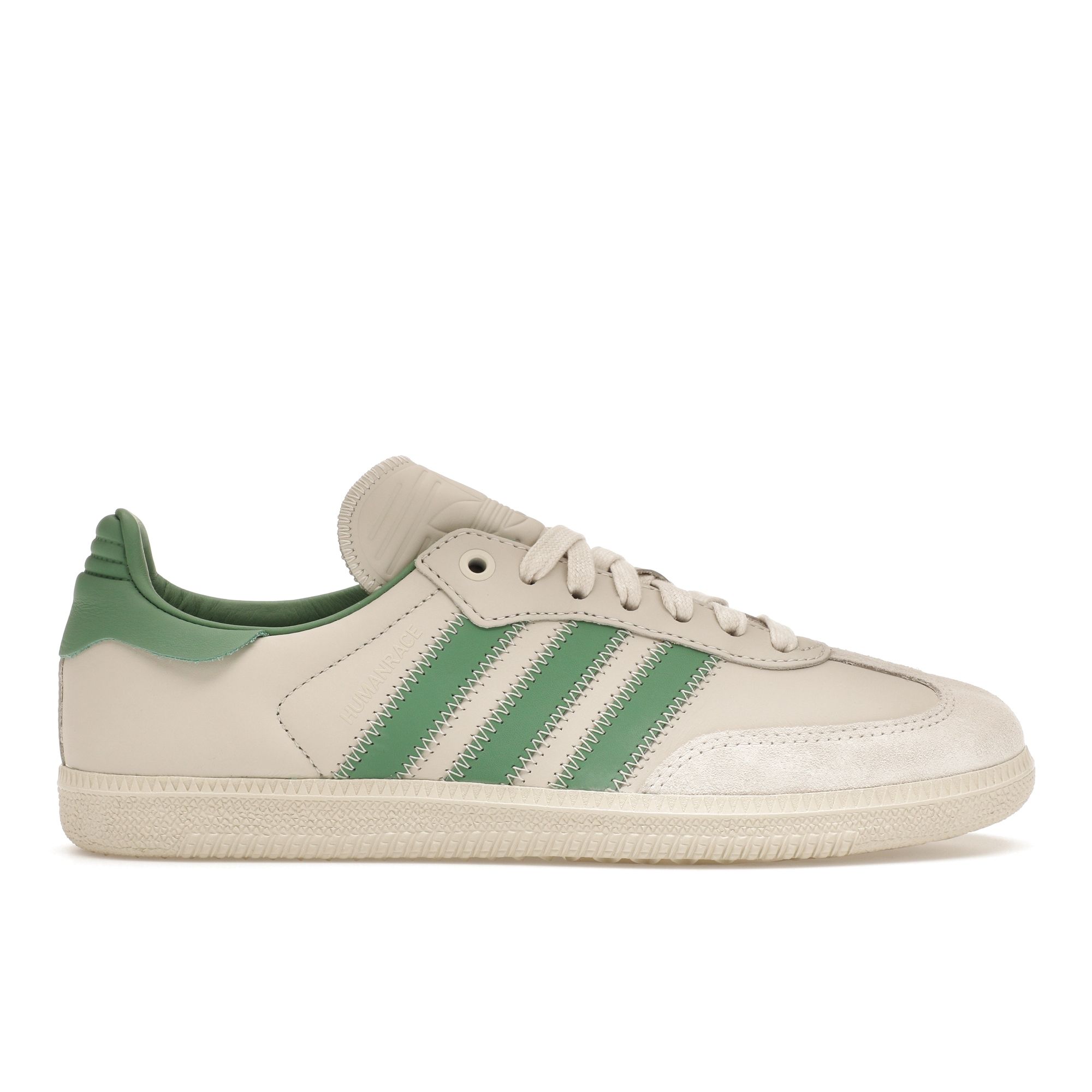 

adidas Pharrell x Samba Human Race Aluminium Preloved Green Unisex Sneakers Grey ID9064 36