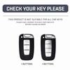 3 4 Button Leather Smart Key Case Cover Fob For Hyundai IX35 Elantra Sonata 8 9 For Kia Sportage K5 K2 Sorento Optima Forte 2011-2016