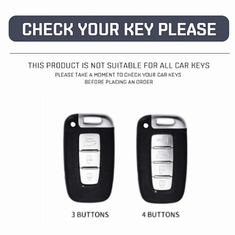 3 4 Button Leather Smart Key Case Cover Fob For Hyundai IX35 Elantra Sonata 8 9 For Kia Sportage K5 K2 Sorento Optima Forte 2011-2016