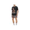 Under Armour Project Rock Animal Print Crew Neck T-Shirt Men Tops Black 1383224-001