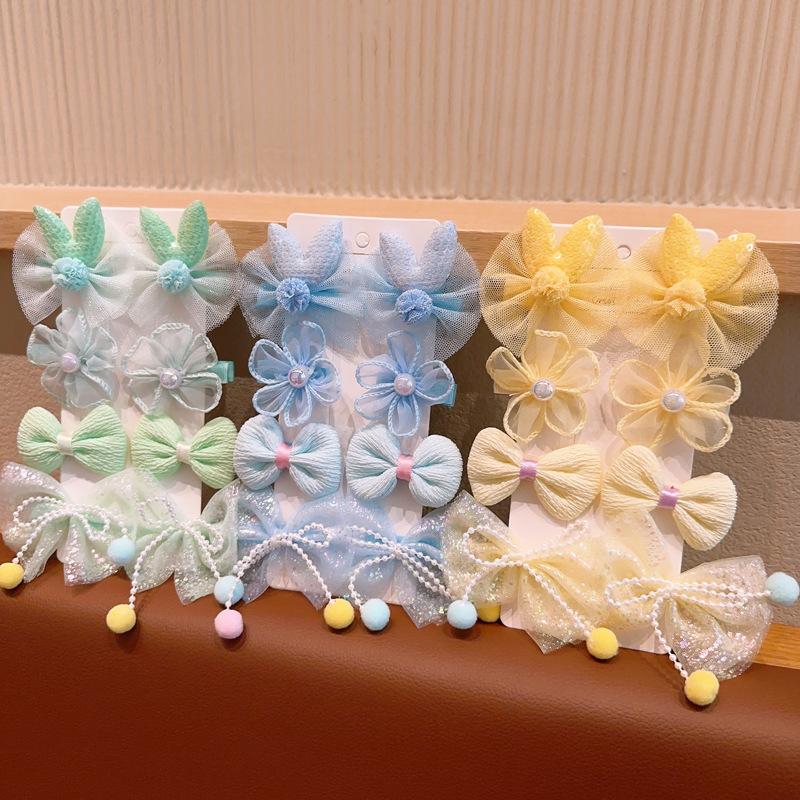 Cute Bows Hair Clips Hair Accessories For Girls Cartoon Animal Flower Hairpin Headdress Baby Hair Pins Birthday Gifts