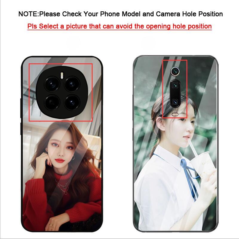 Custom Photos Case for Samsung A15 A25 A35 A55 A05 A06 A16 A36 A56 A54 A34 A24 A53 Personalized DIY Picture Tempered Glass Cover