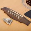 Acoustic Guitar Bridge Pins with Bridge Pin Puller Set String Nail Remover Extractor Tool Guitar Accessories Enduring