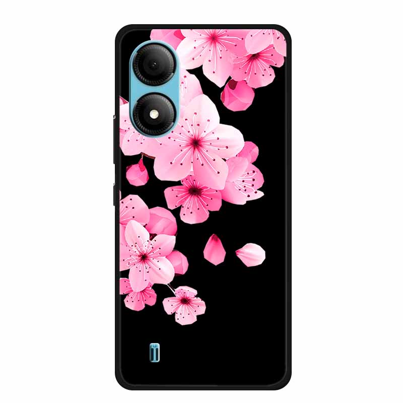 Funda For ZTE Blade A33S Case Cute Cartoon Cat Black Silicone Soft Phone Case For ZTE A33S Back Cover Case A 33 S 33s Coque Capa
