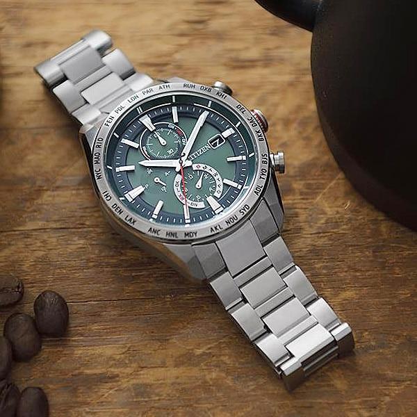 Citizen AT8181-63W ( Watch ATTESA ACT Line Eco-Drive radio-controlled Direct Flight) Round Watch