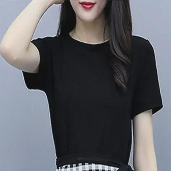 2024 Women's Plaid Two-Piece Set: Waist-Hugging Midi Skirt Dress