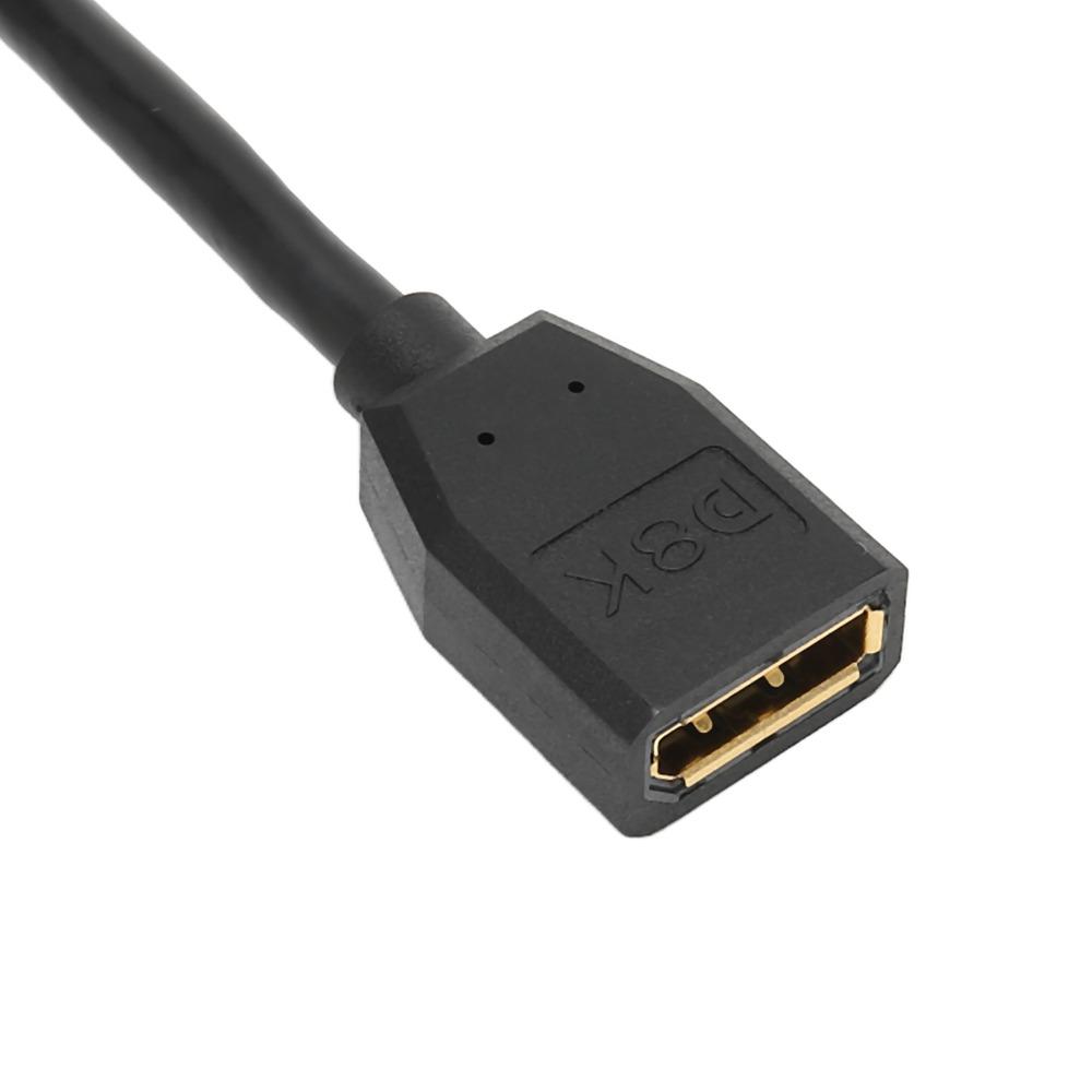 Up Angle Displayport Extension Cable 90 Degree Angle Right Angle Displayport  PC Connection